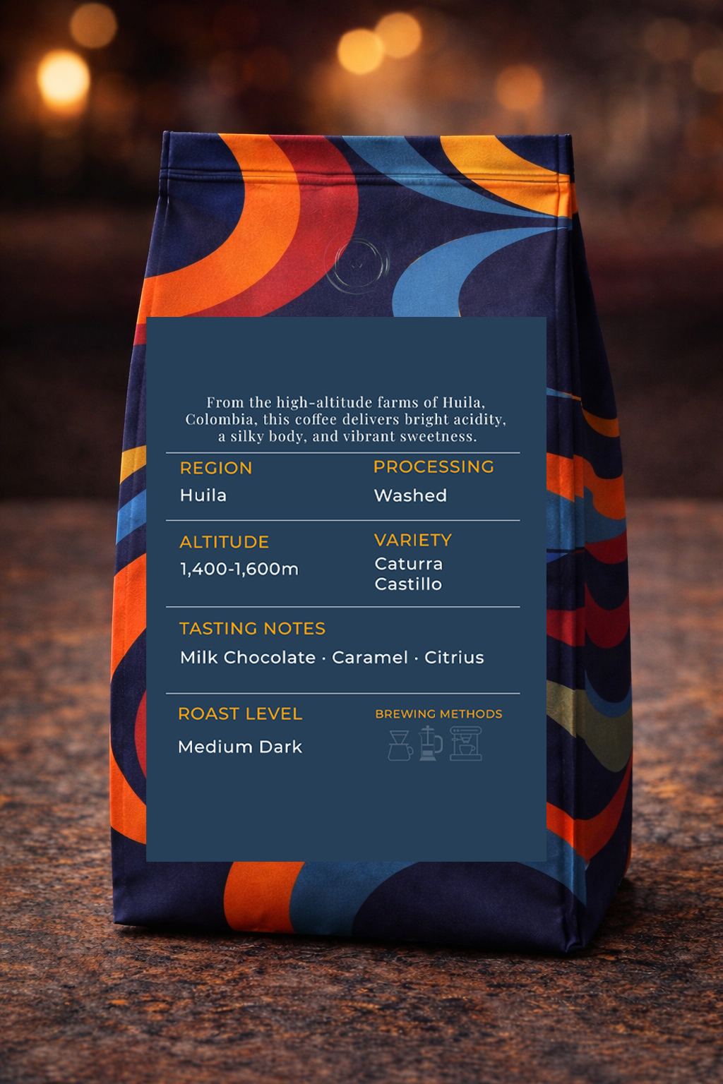 Colombia Huila - SCA 87 Puan %100 Arabica Single Origin Espresso Filtre Çekirdek Kahve 250G - Görsel 5