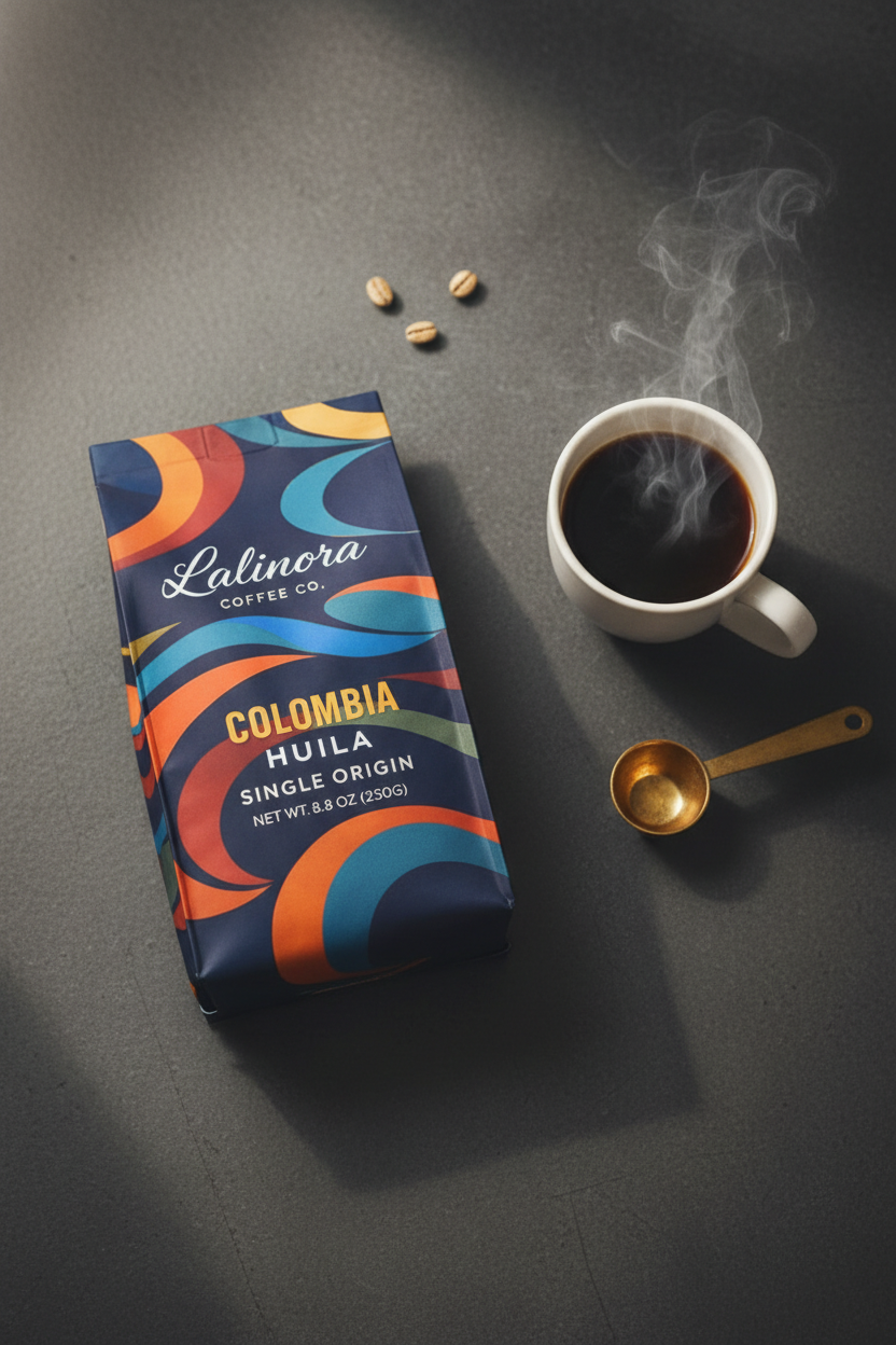 Colombia Huila - SCA 87 Puan %100 Arabica Single Origin Espresso Filtre Çekirdek Kahve 250G