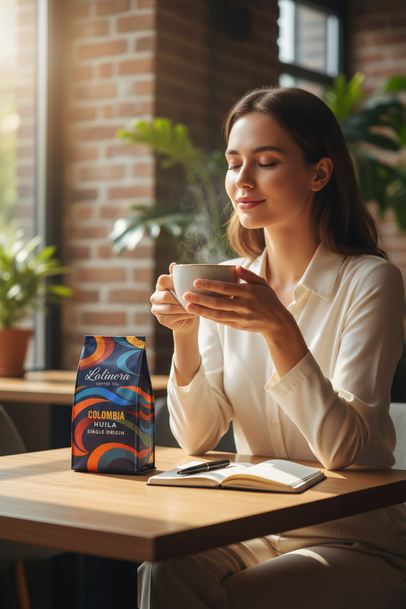 Colombia Huila - SCA 87 Puan %100 Arabica Single Origin Espresso Filtre Çekirdek Kahve 250G - Görsel 2