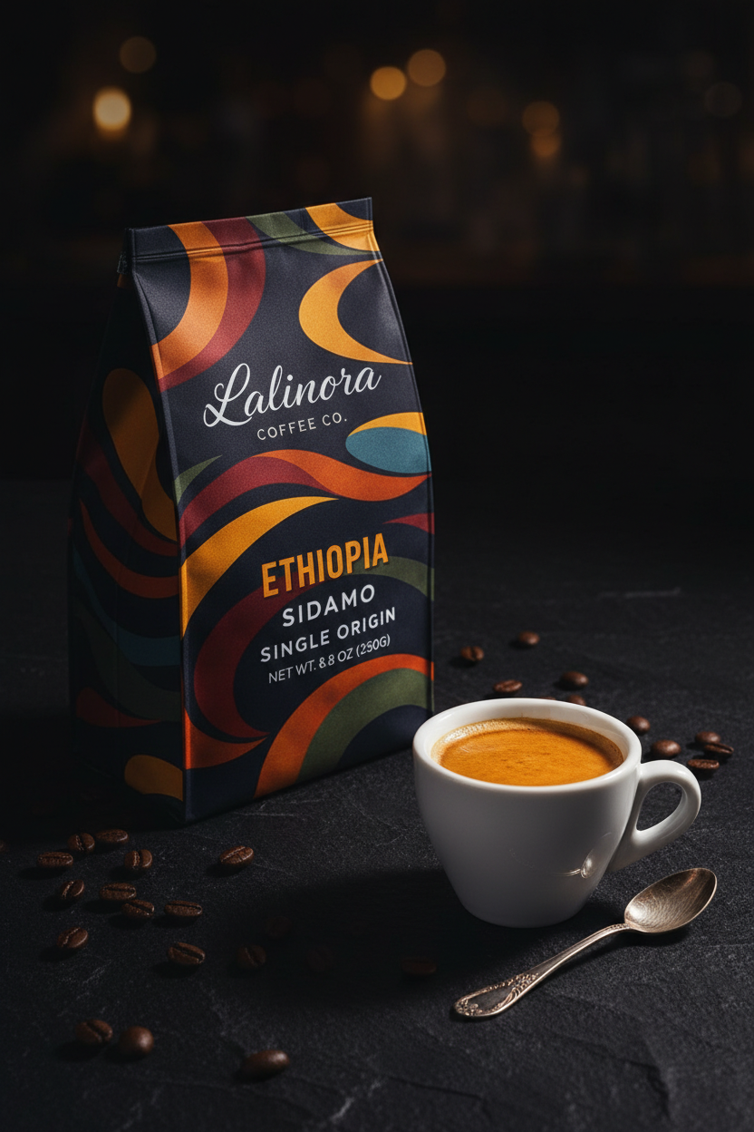 Ethiopia Sidamo - SCA 87 Puan %100 Arabica Single Origin Espresso Filtre Çekirdek Kahve – 250 g - Görsel 2