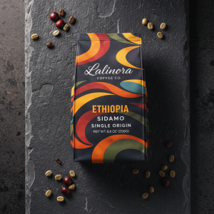 Ethiopia Sidamo - SCA 87 Puan %100 Arabica Single Origin Espresso Filtre Çekirdek Kahve – 250 g