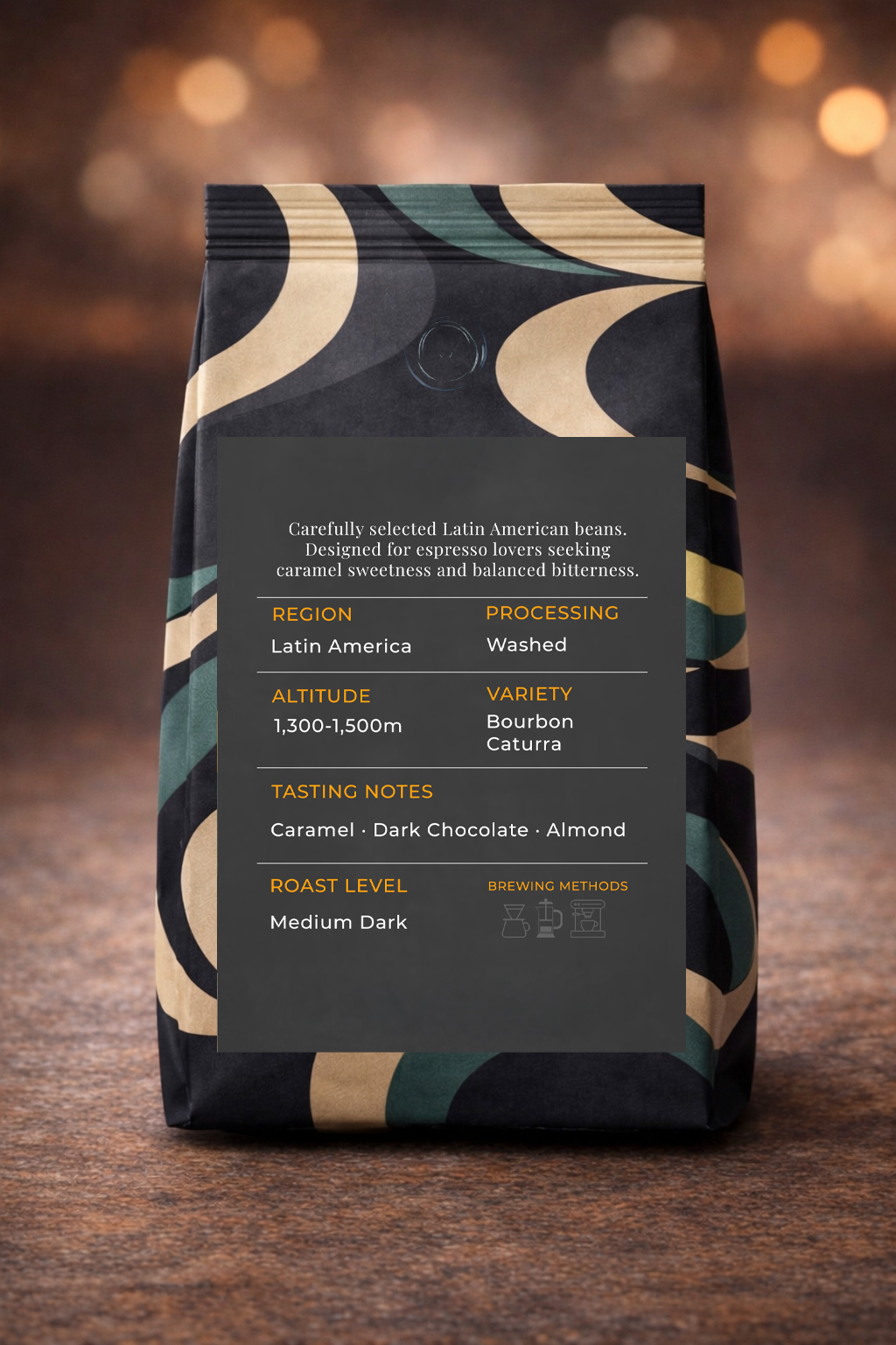 Espresso Blend – Latin America - SCA 87 Puan %100 Arabica Çekirdek Kahve 250 g - Görsel 3