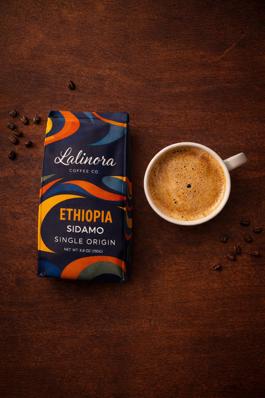 Ethiopia Sidamo - SCA 87 Puan %100 Arabica Single Origin Espresso Filtre Çekirdek Kahve – 250 g - Görsel 4